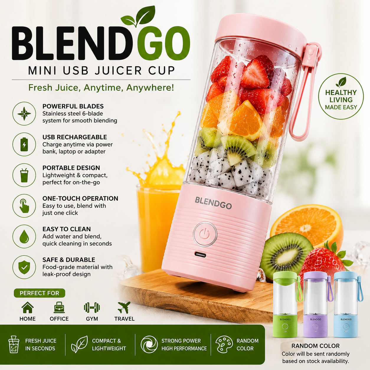 FreshBlend Pocket Juicer