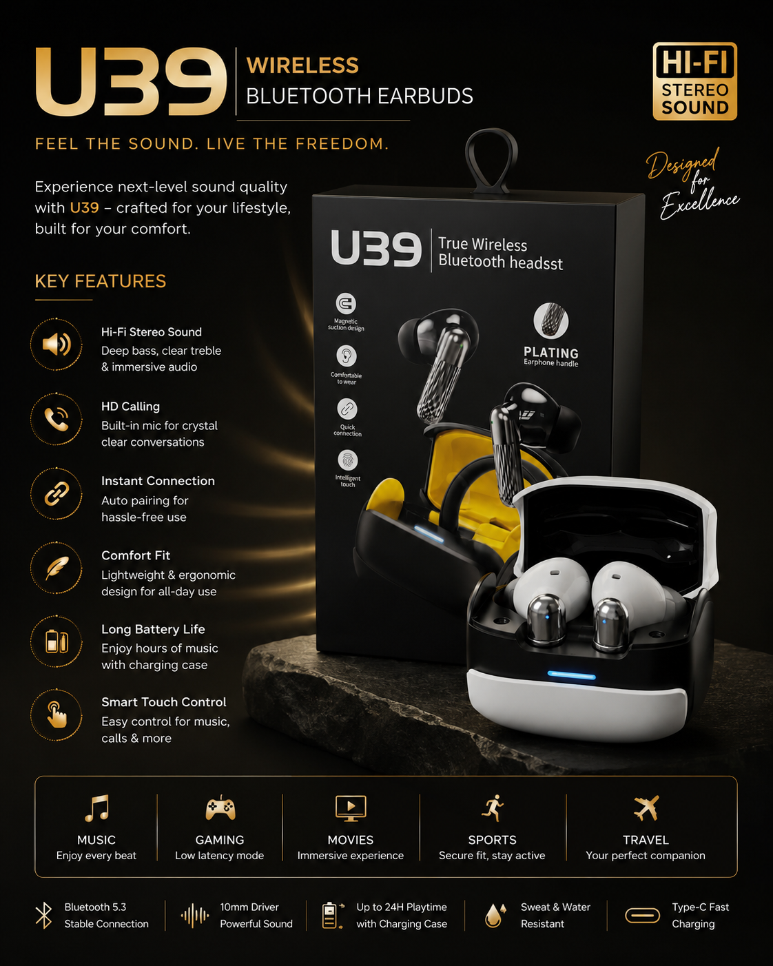 SonicBuds U39 Pro