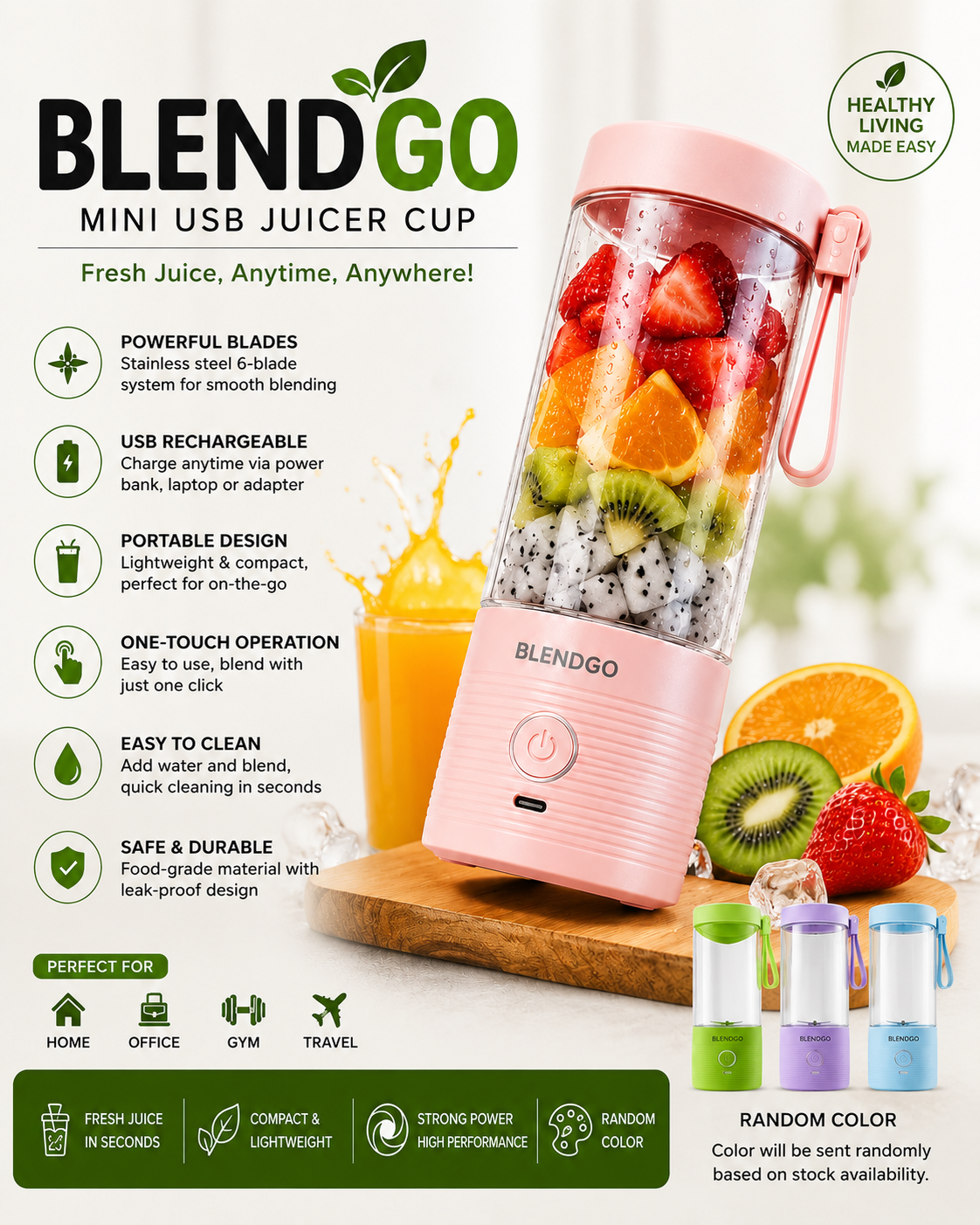 FreshBlend Pocket Juicer